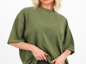 220 GSM Oversized Plain Acid Washed T-Shirts (Custom Pack)