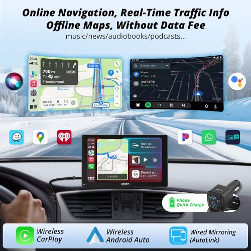 ATOTO P5 9 inch Portable Car Stereo - Image 4