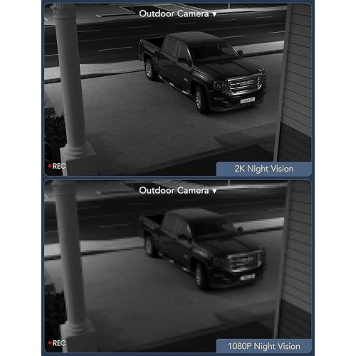 GNCC 2K Security Camera Outdoor with Detection Alarm, 2.4G WiFi, Motion Detection, Night Vision. - Image 4