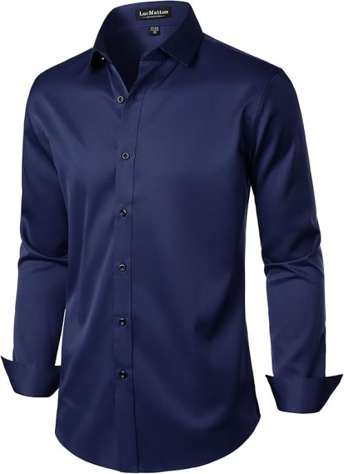 LucMatton - Mens Formal Dress Shirts - Image 3