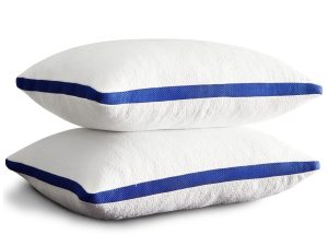 Molblly Shredded Memory Foam Pillow,Sleeping Pillows Pack of 2,Hypoallergenic Bed Pillows for Neck Pain
