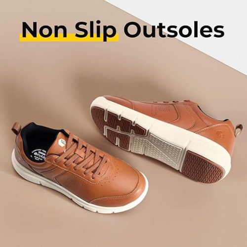 FitVille Mens Wide Fit Smart Casual Shoes - Image 4