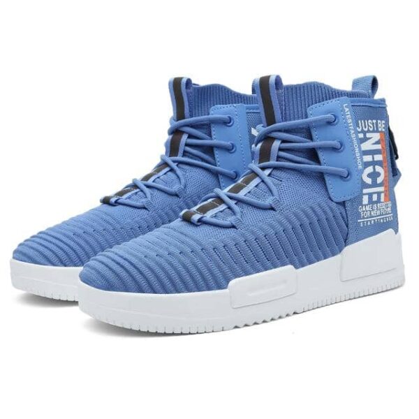 Fushiton Mens High Top Fashion Sneakers