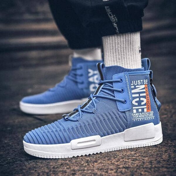 Fushiton Mens High Top Fashion Sneakers - Image 2