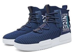 Fushiton Mens High Top Trainers Fashion Sneakers