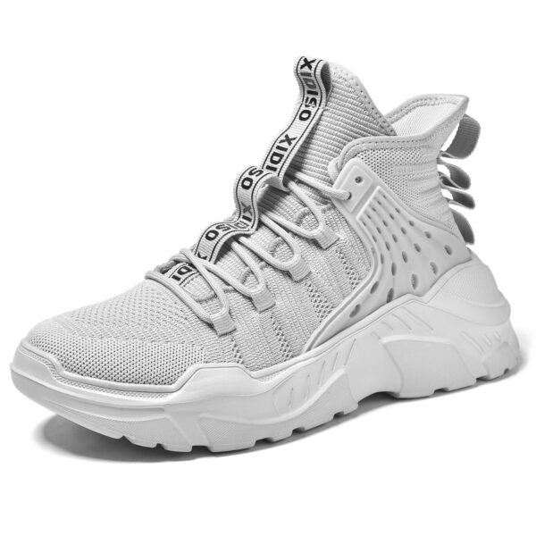 Fushiton Trainers Mens High Top Shoes - Image 2