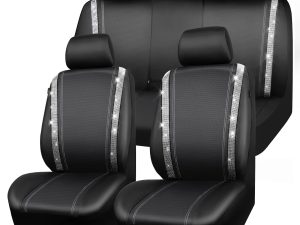 CAR PASS Bling Car Seat Covers Full Set