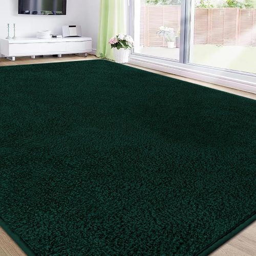 RTBQJ-AT Rugs Living Room Microfiber Fluffy Green Rug