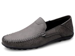 Mens Loafers Leather Driving Shoes