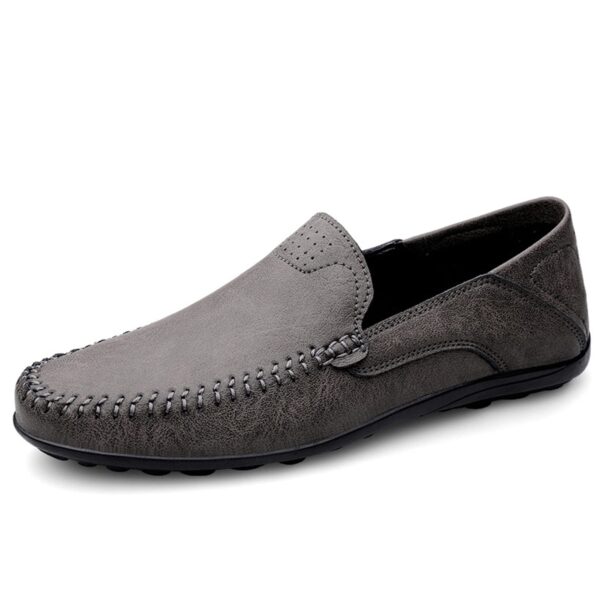 Mens Loafers Leather Driving Shoes