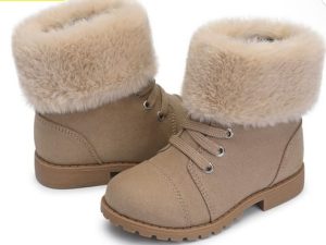 FUPPIA Girls Toddler Boots Warm Lightweight Winter Ankle Boot