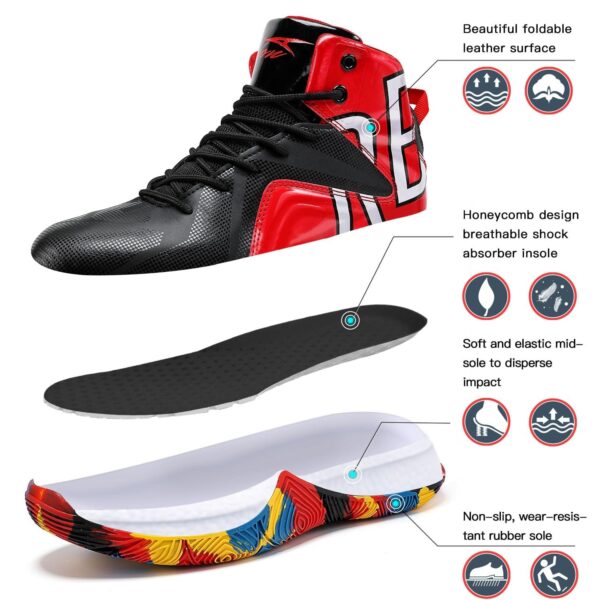 Unisex Basketball Trainers - Multicolor - Image 2