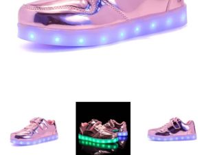 Voovix Unisex Kids Led Light Up Trainers