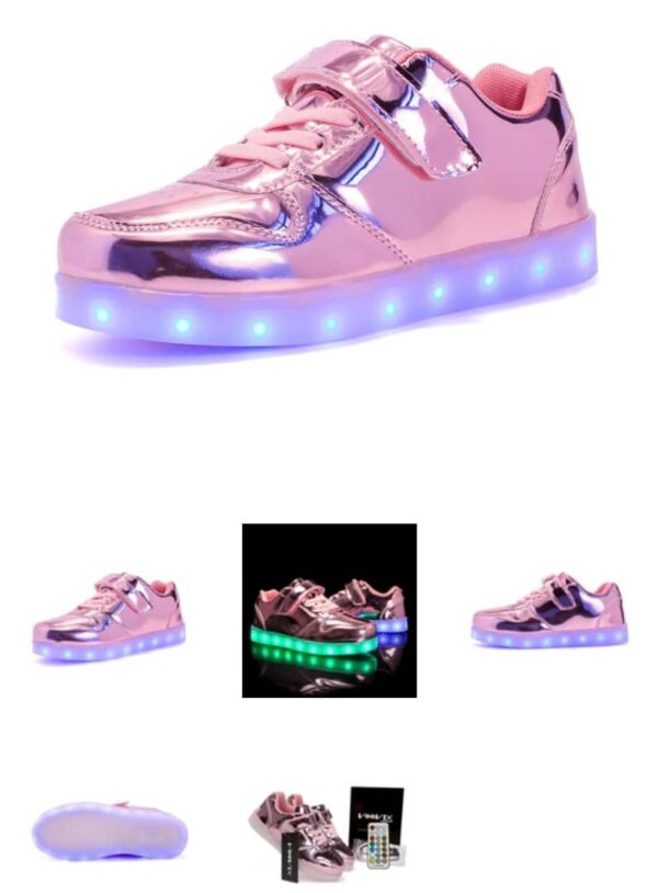 Voovix Unisex Kids Led Light Up Trainers