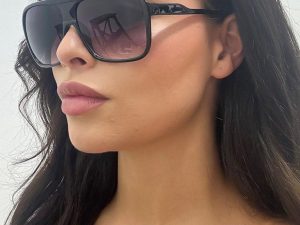 Aviator Style Large Sunglasses