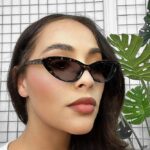 Cat Eye Plastic Frame Sunglasses