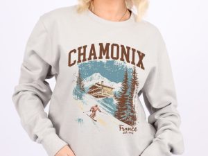 Chamonix France Ski Haven Printed Sweatshirts (Custom Packs)