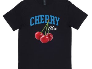 Cherry Chic Printed T-Shirt (Custom Packs)