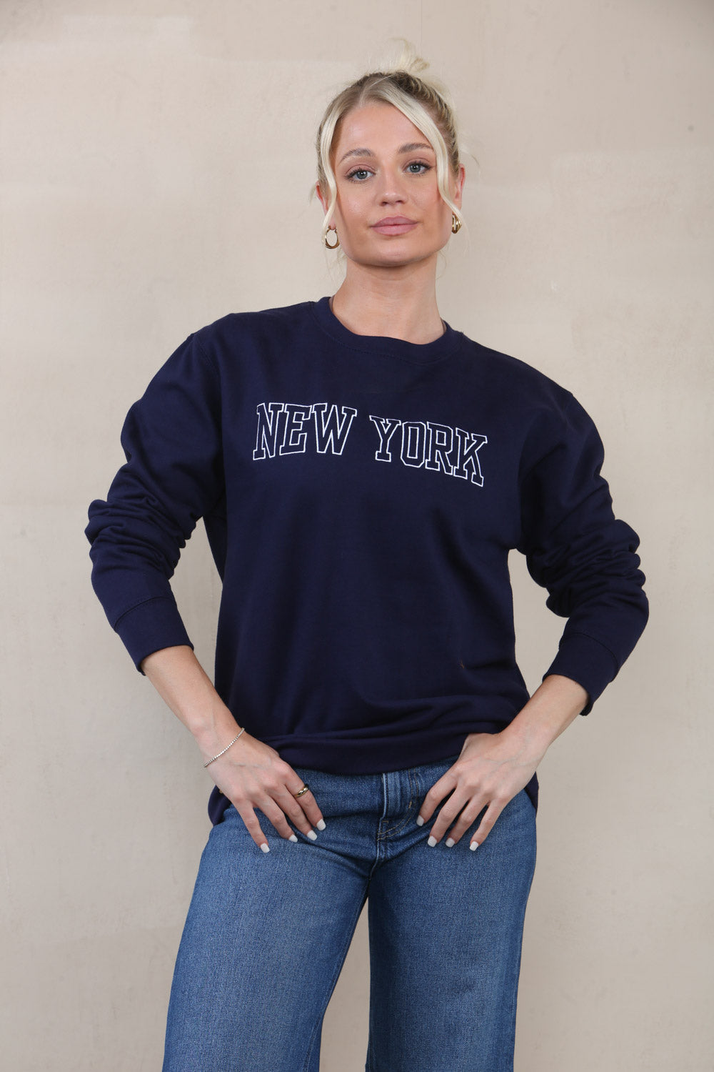 Embroidered New York Sweatshirt