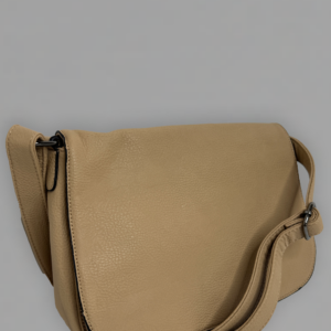 Faux Leather Medium Cross Body Bag