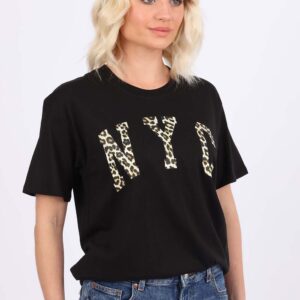 Leopard NYC Printed T-Shirt (Custom Packs)