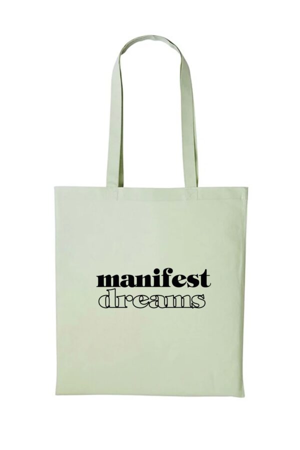 Manifest Dreams Printed Cotton long handle Canvas Bag (Custom Packs)