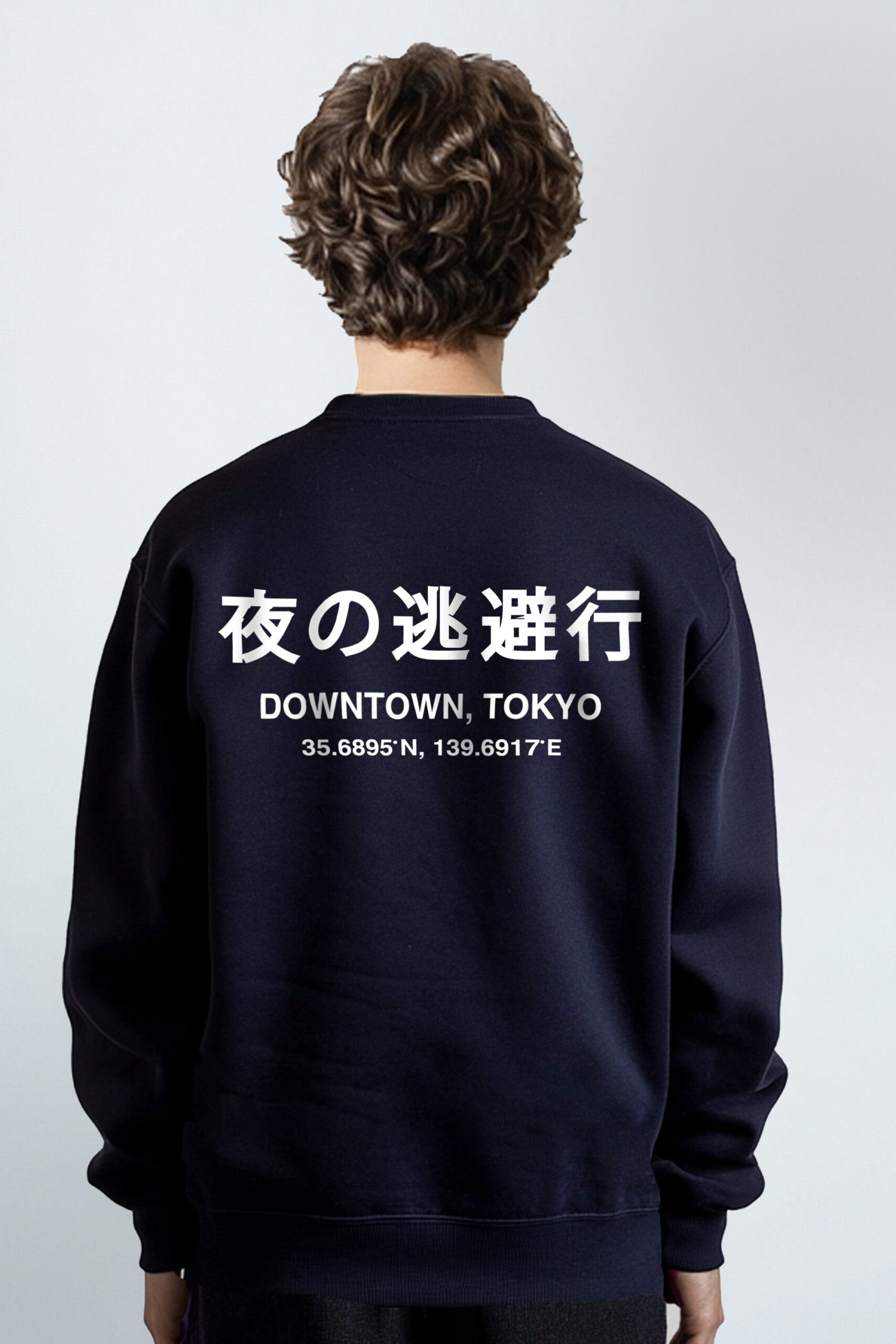 Mens Downtown Tokyo Printed Sweatshirts (Custom Packs)