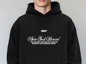 Mens New York Bound Printed Oversized Hoodie (Custom Packs)