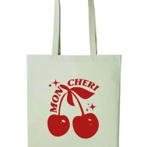 Mon Cheri Printed Cotton long handle Canvas Bag (Custom Packs)