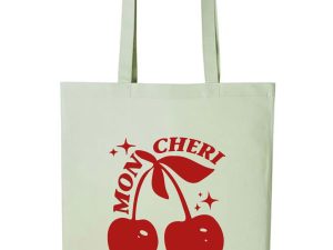 Mon Cheri Printed Cotton long handle Canvas Bag (Custom Packs)