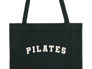 Pilates Printed Woven Shopping Tote Bag (Custom Packs)