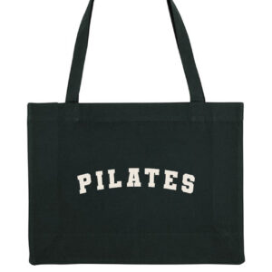 Pilates Printed Woven Shopping Tote Bag (Custom Packs)