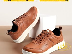 FitVille Mens Wide Fit Smart Casual Shoes