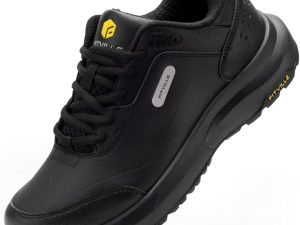 **FitVille Mens Extra Wide Fit Walking Hiking Shoes**