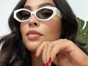 Squared Off Oval Sunglasses