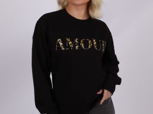 Sweatshirt in Amour Leopard Print