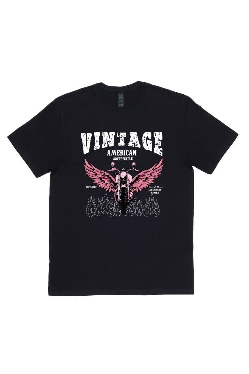 Vintage Motorcycle T-Shirt (Custom Packs)
