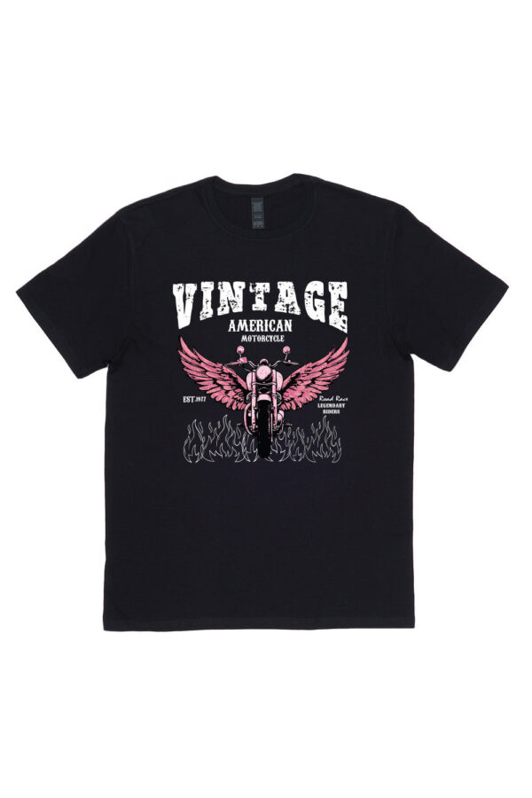 Vintage Motorcycle T-Shirt (Custom Packs)