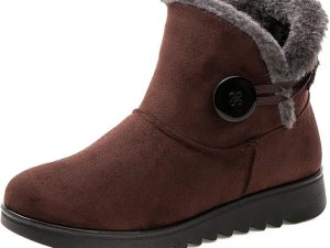 Wryweir Women Fashion Fur Lined Snow Boots