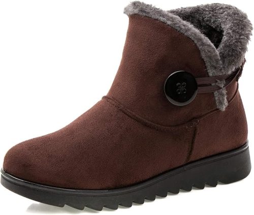 Wryweir Women Fashion Fur Lined Snow Boots
