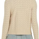 Enjyam Women's Crochet Knit Button Longsleeve Cardigan - Image 5