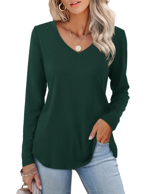 Amoretu Long Sleeve T Shirts for Women