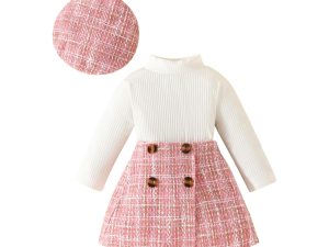 Baby Girl Autumn High Necked Long Sleeve