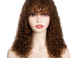 Fashion Idol Short Curly Human-Hair Wigs