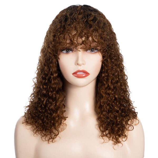Fashion Idol Short Curly Human-Hair Wigs