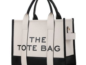 DKIIL NOIYB PU Leather Tote Bag for Women