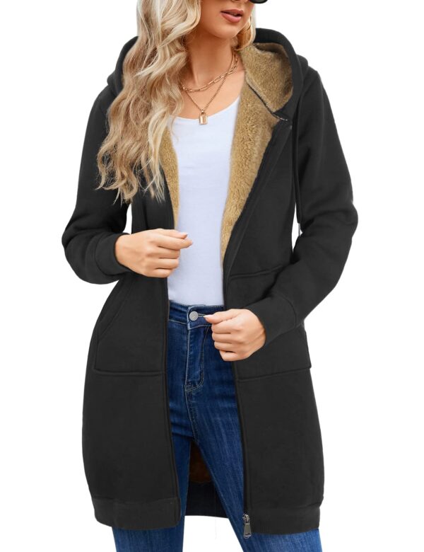 Nadeer Hoodies Coat for Women