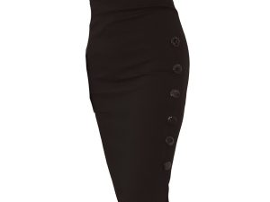 TEERFU Women's High Wiast Knee Length pencil Skirt