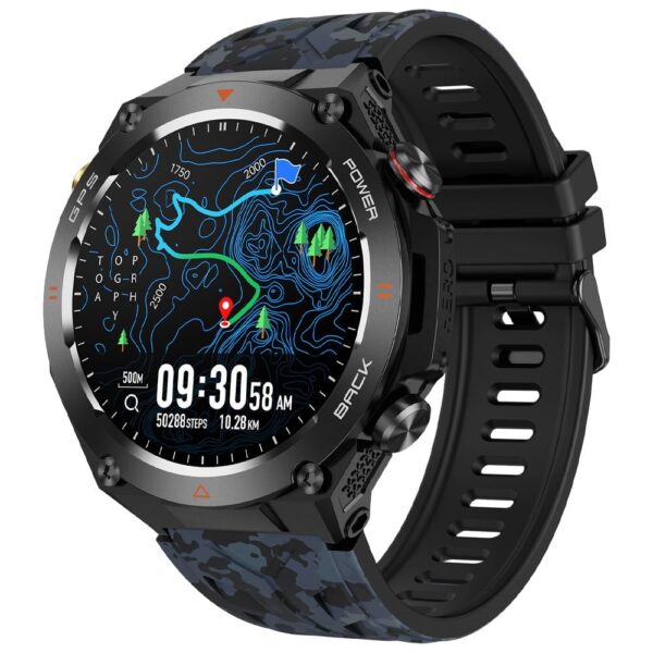 Men Military Smartwatch with GPS Tracker