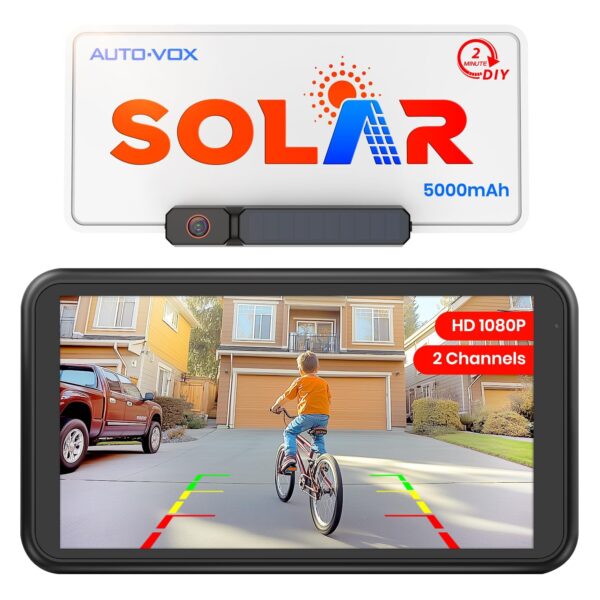 AUTO-VOX Solar Wireless Reversing Camera